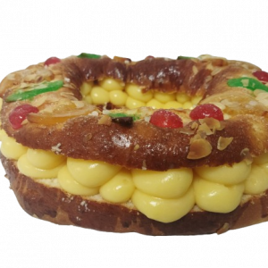 Tortell de Reis N1 Farcit de crema (4 persones)